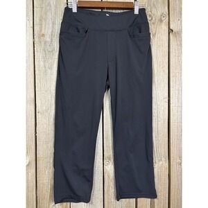 Baleaf Women's Black Stretch Active Pants Size M Cropped‎ Ankle Pull-On Pockets